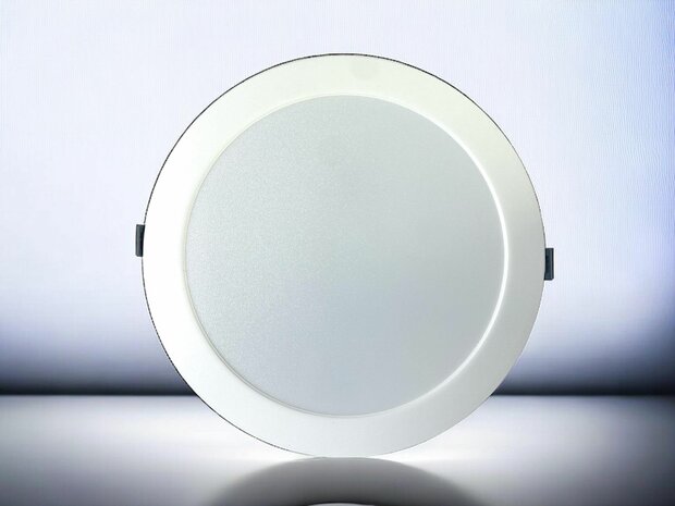 LED-paneel | 22 Watt | Rond | Inbouwplafondlamp (natuurlijk wit) &Oslash;185mm