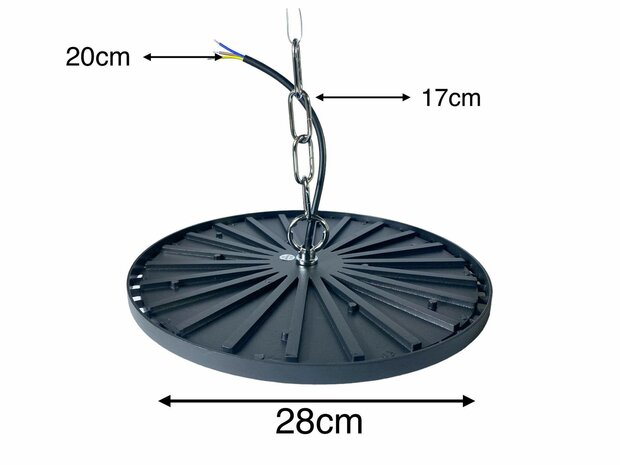 UFO LED Hoogbouwverlichting 200W Magazijn Industri&euml;le Fabriek Lichtlamp Laagbouw