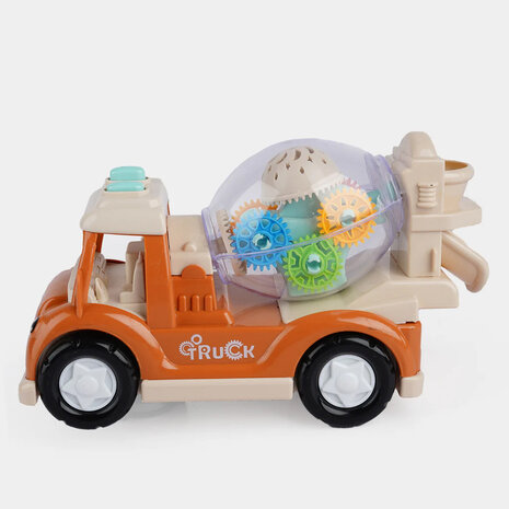 Gear Truck toy car with light and can drive - spinning gears and making sound