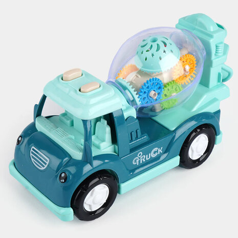 Gear Truck toy car with light and can drive - spinning gears and making sound