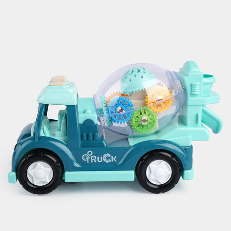 Gear Truck toy car with light and can drive - spinning gears and making sound