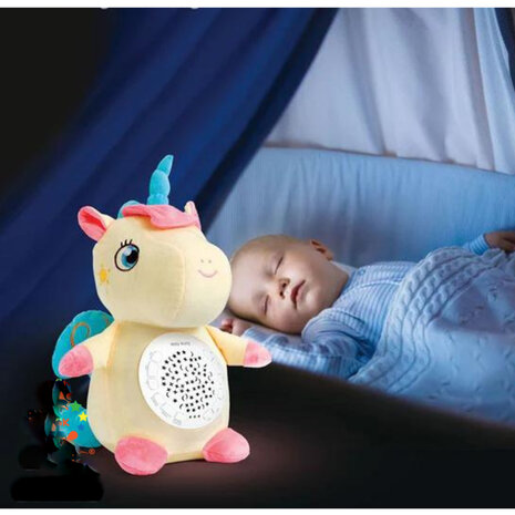 Baby-Stofftier Unicorn &ndash; Baby-Projektor-Spielzeug &ndash; Funmuch Toys