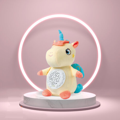 Baby Knuffeldier Unicorn - baby projector speelgoed - Funmuch Toys