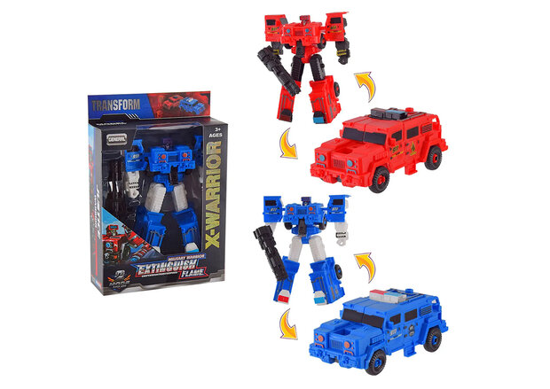 Transform X-Warrior ExtingGuish Flame &ndash; Roboter und Auto 2in1