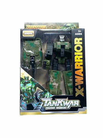 Transformez l&#039;arm&eacute;e de X-Warrior Tank War - robot et tank 2en1