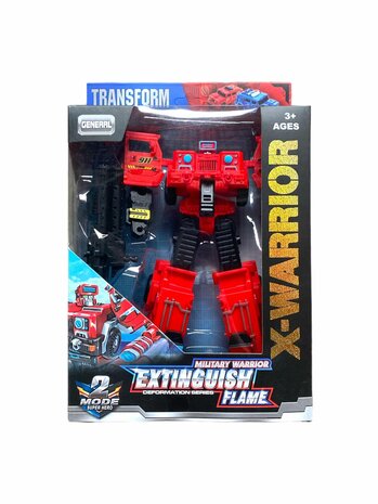 Transform X-Warrior ExtingGuish Flame &ndash; Roboter und Auto 2in1