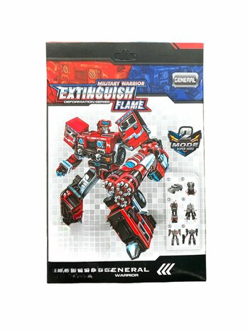 Transform X-Warrior ExtingGuish Flame &ndash; Roboter und Auto 2in1