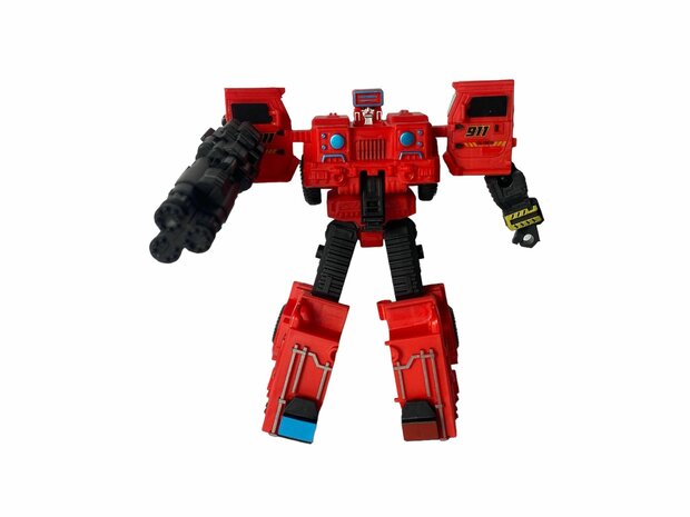 Transform X-Warrior ExtingGuish Flame  - robot en auto 2in1