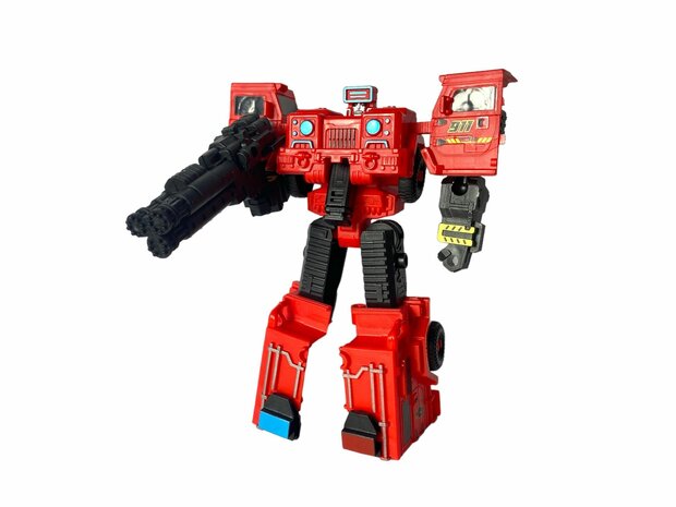 Transform X-Warrior ExtingGuish Flame  - robot en auto 2in1