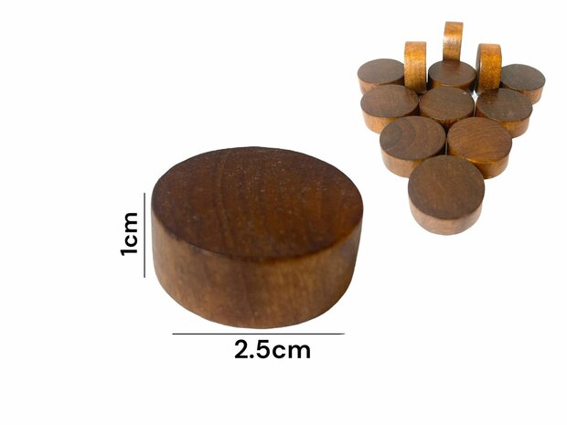 Schaken en dammen 2in1 pakket - Opklapbaar - magnetisch schaakstenen en damstukken - Hout - 39CM