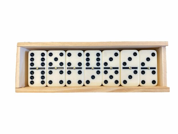 Domino double 6 grand avec &eacute;pingle.