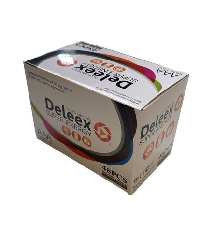 Batteries Deleex - AAA - R03P 1.5V - 4 pi&egrave;ces en pack