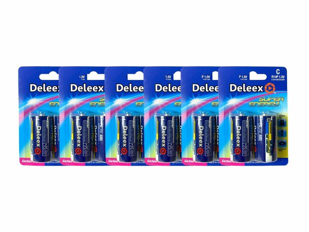 Batteries Deleex - C R14P 1.5V - 2 pieces in pack