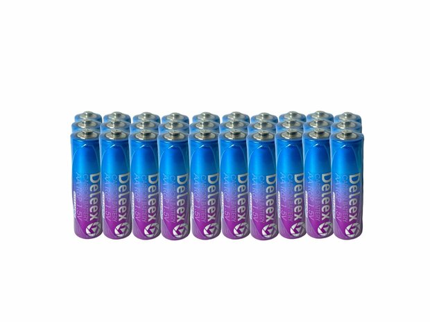 Batteries Deleex - AA - R6P 1.5V - 3 pi&egrave;ces en pack