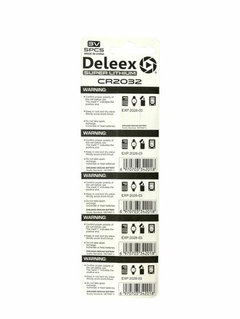 CR2032 3V - super - Lithium - Deleex