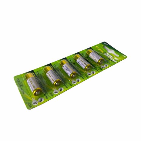 G.PIN 23A 12V ALKALINE batteries 5 PCS