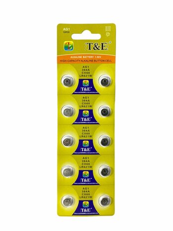 AG 1 / 364A Button cell batteries Alkaline