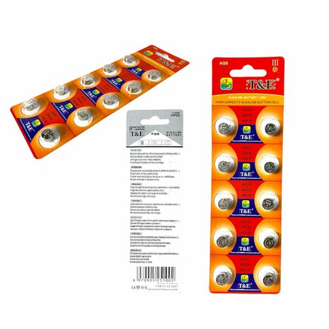 AG 5 / 393A Button cell batteries Alkaline