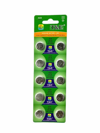 AG 8 / 391A Button cell batteries Alkaline