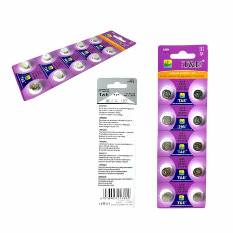 AG 9 / 936A Button cell batteries Alkaline