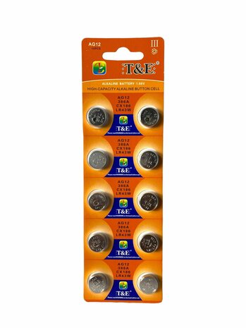 AG 12 / 386A Button cell batteries Alkaline