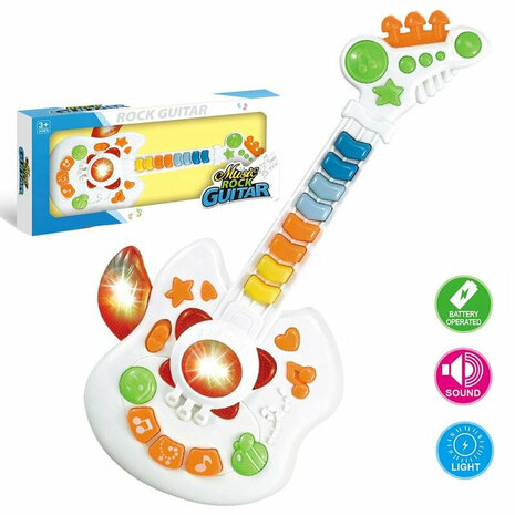 E-Gitarre, Musikspielzeug f&uuml;r Kinder, 43,5 cm