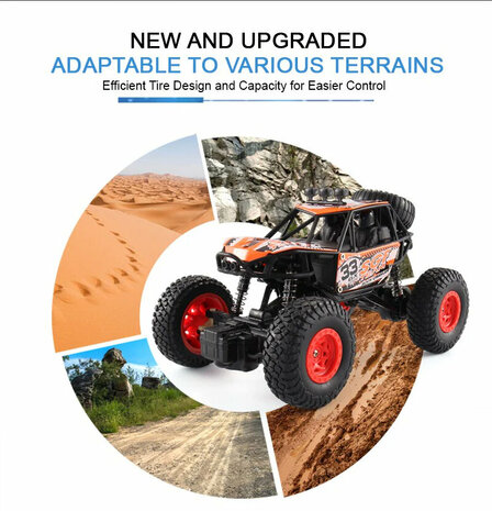 RC Rock Crawler Climbing Car - 1:20  RC monster auto - afstand bestuurbare auto 