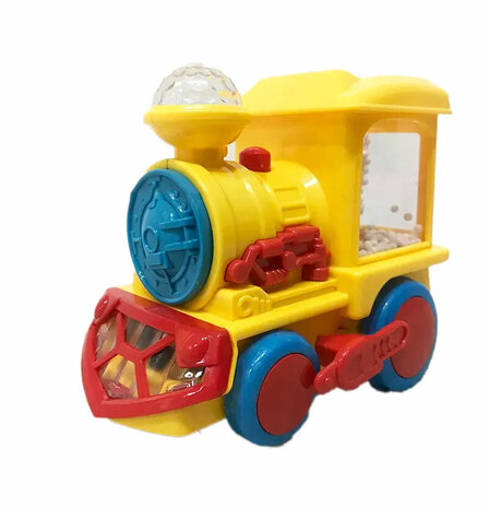 Toy Train Series locomotive - train with disco lights, sound and rides