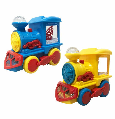 Toy Train Series locomotive - train with disco lights, sound and rides