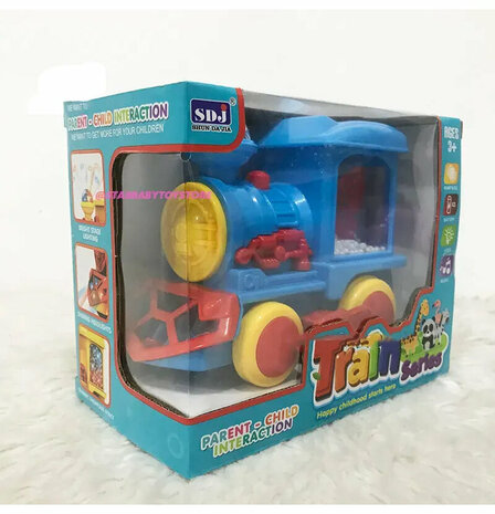 Toy Train Series locomotive - train with disco lights, sound and rides