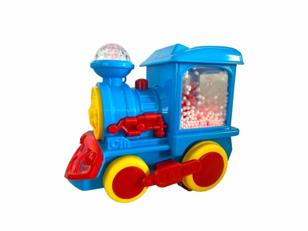 Toy Train Series locomotive - train with disco lights, sound and rides