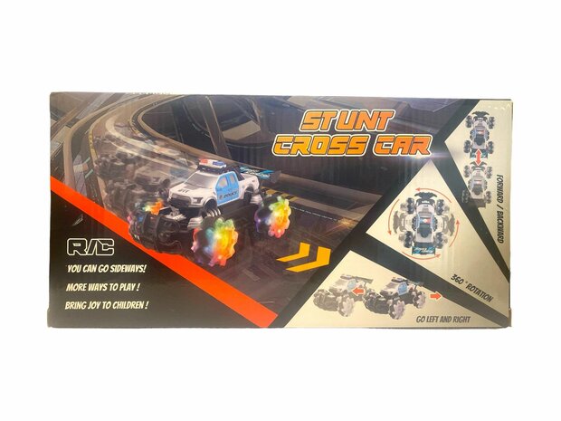 Voiture RC - STUNT CROSS CAR - Voiture monstre RC - 2,4 GHz 1:18