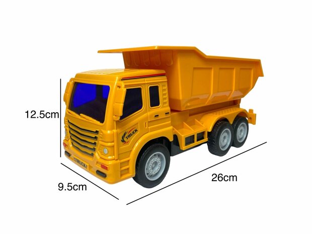 RC-Muldenkipper-Spielzeug &ndash; Sand-LKW mit Ladeplattform 27 MHz 1:16