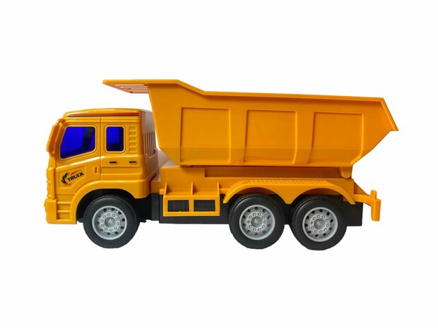 RC dump truck toy - sand truck with loading platform 27MHz 1:16