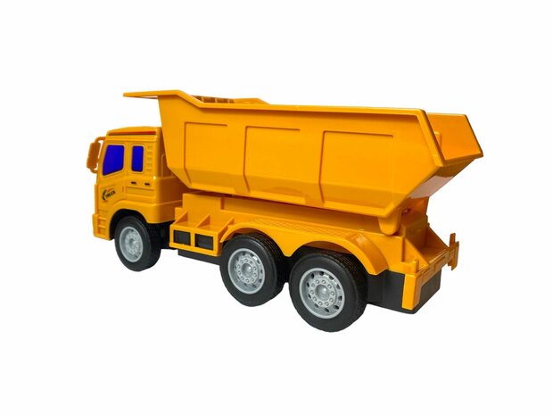 RC dump truck toy - sand truck with loading platform 27MHz 1:16