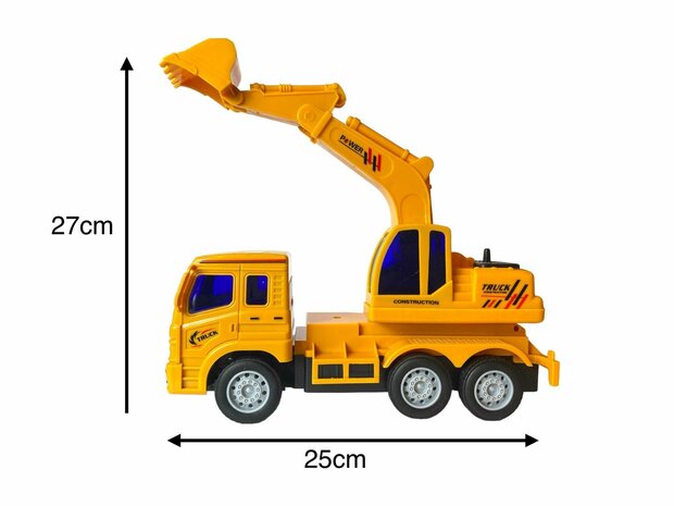 RC EXCAVATOR TOY TRUCK 27MHz 1:16