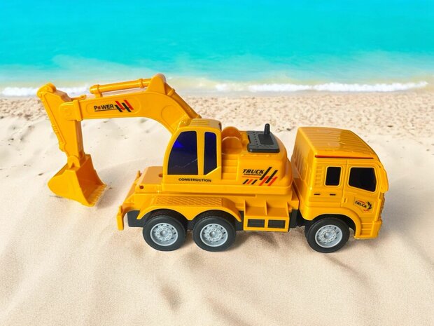 RC EXCAVATOR TOY TRUCK 27MHz 1:16