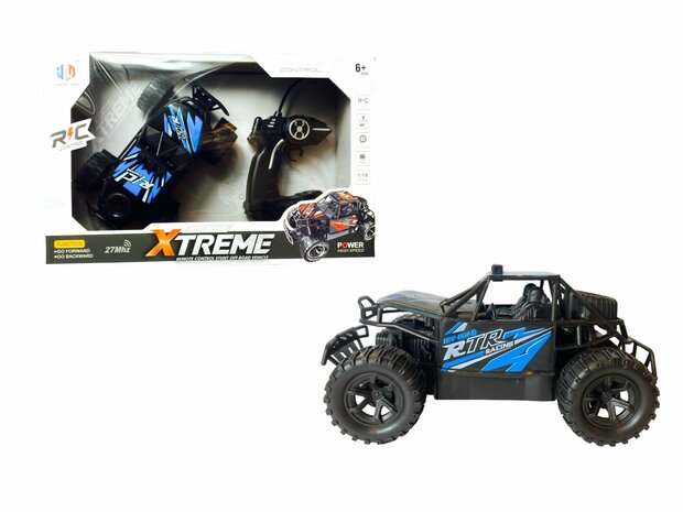 Jouet de voiture RC Xtreme 1:18 noir