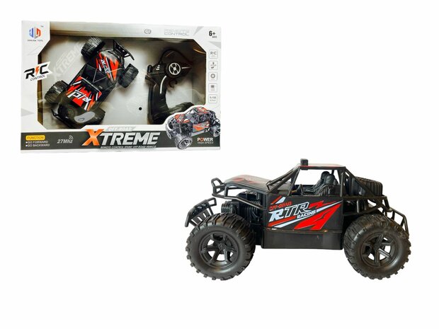 RC Auto speelgoed  Xtereme 1:18 Zwart 