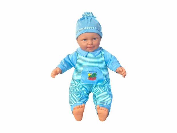 Baby doll sweet with different baby sounds + accessories - 46cm