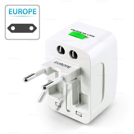 Travel adapter plug - Travel adapter - International Travel adapter 125V~250V UK/SP/IT/US/EU