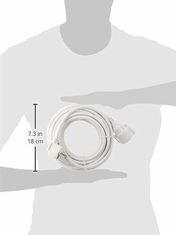 Extension Cable 10 Meters - Extension Cable For Indoors and Outdoors - 1000 CM