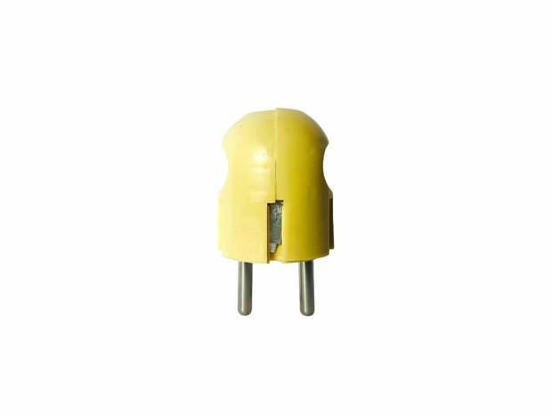 Flip plug Gold color with protective earth