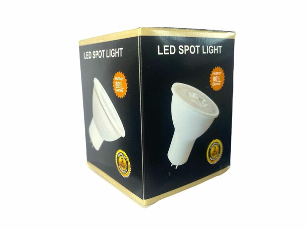 LED GU10 Spot - wit licht 5W 7500k 85-265v 50/60Hz &Oslash;5cm