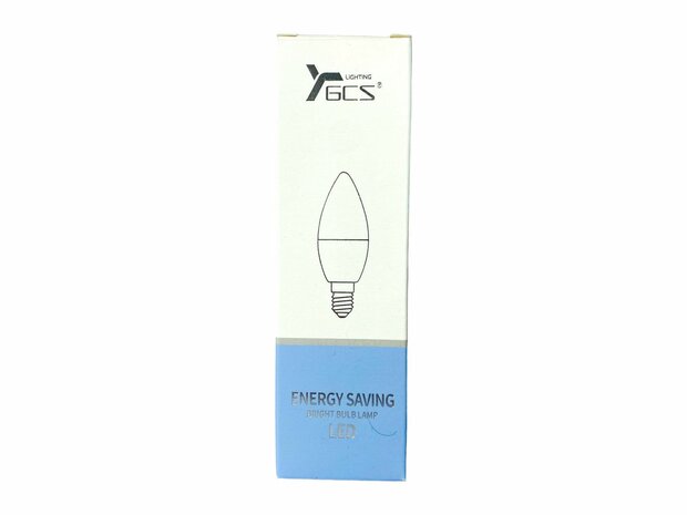 LED lamp, candle lamp, 5 W, E14 100 lm - cool white 6500k [Energy class A+]