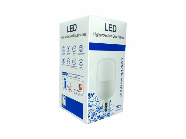 Lampe LED - culot E27 - 1W remplace 15W - 6500K blanc lumi&egrave;re du jour Energie A