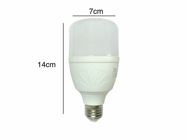 LED-Lampe - E27-Fassung - 1W ersetzt 15W - 6500K Tageslichtwei&szlig; Energie A