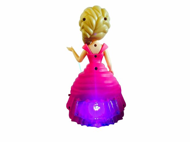 Dancing Pop Music Flashing Lights Rotating Electric Princess