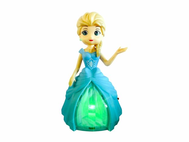 Dancing Pop Music Flashing Lights Rotating Electric Princess