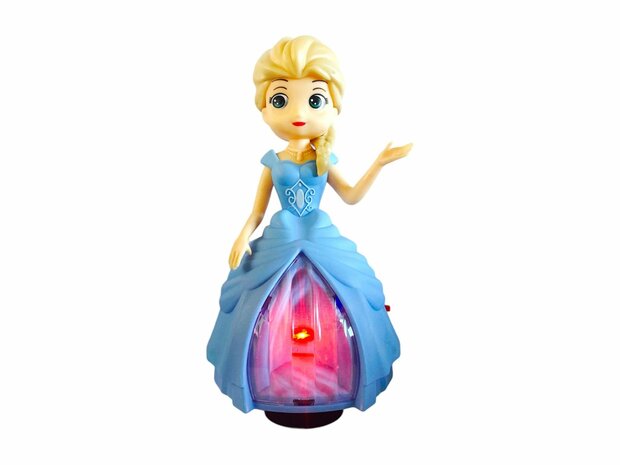 Dancing Pop Music Flashing Lights Rotating Electric Princess